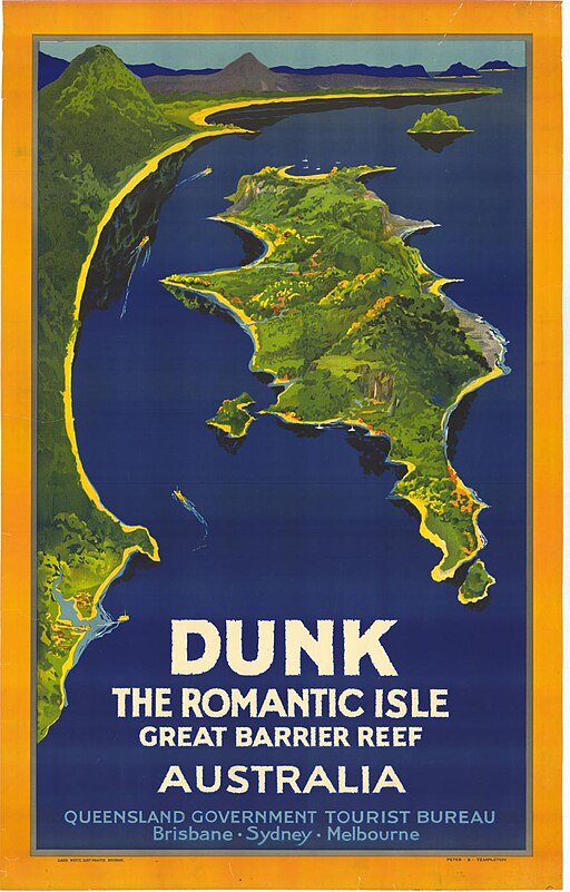 512px-Dunk,_The_Romantic_Isle,_Great_Barrier_Reef,_Australia,_1930s