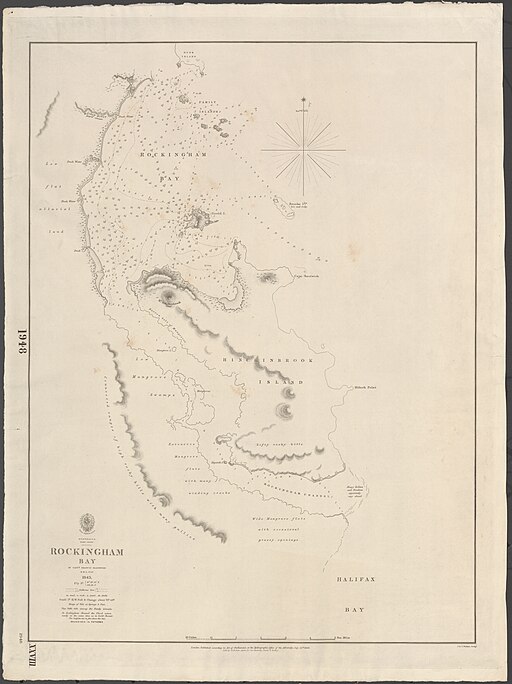 512px-Admiralty_Chart_No_1948_Australia_East_Coast_Rockingham_Bay,_Published_1849