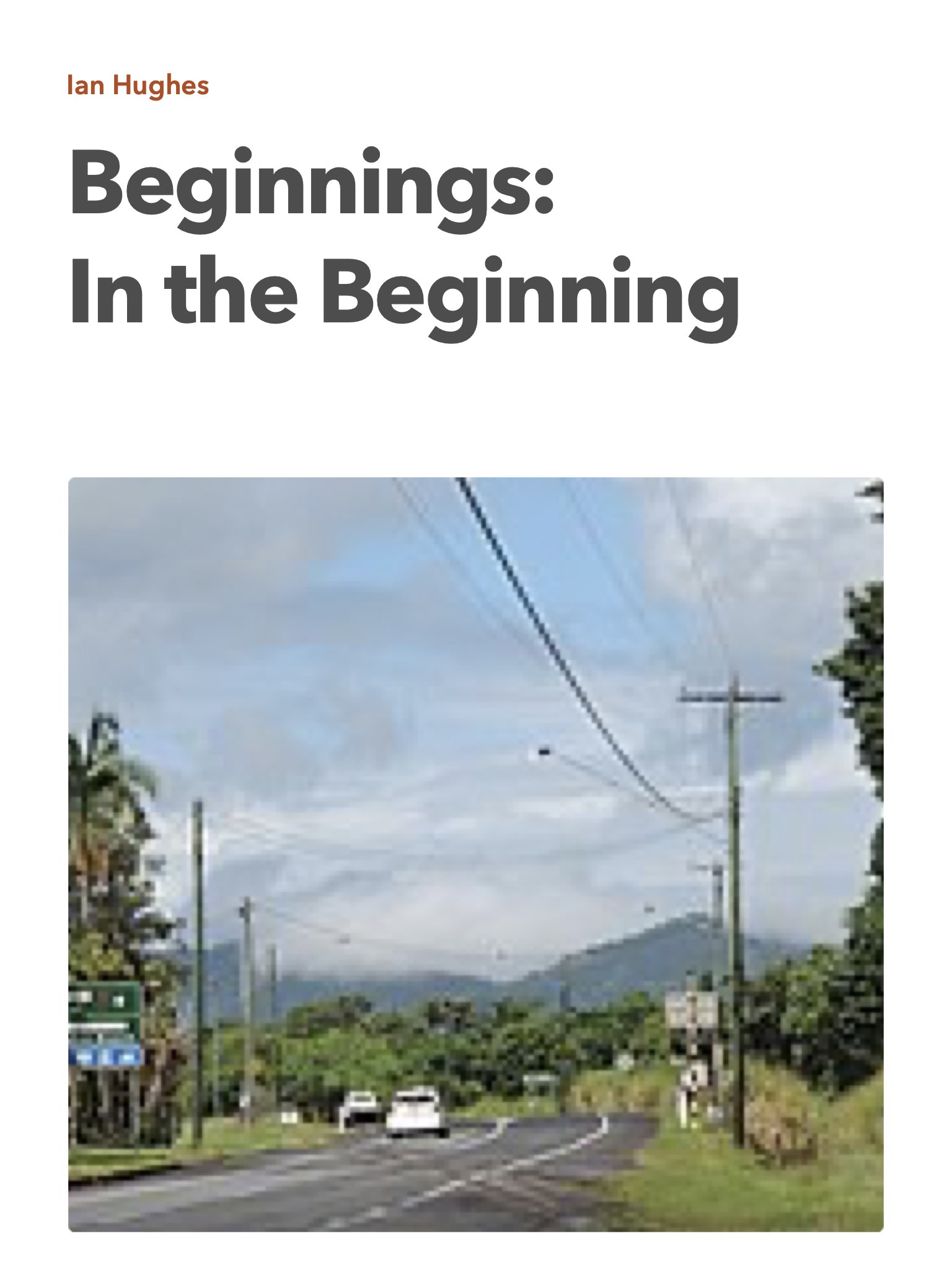 In the Beginning: booklet cover.1